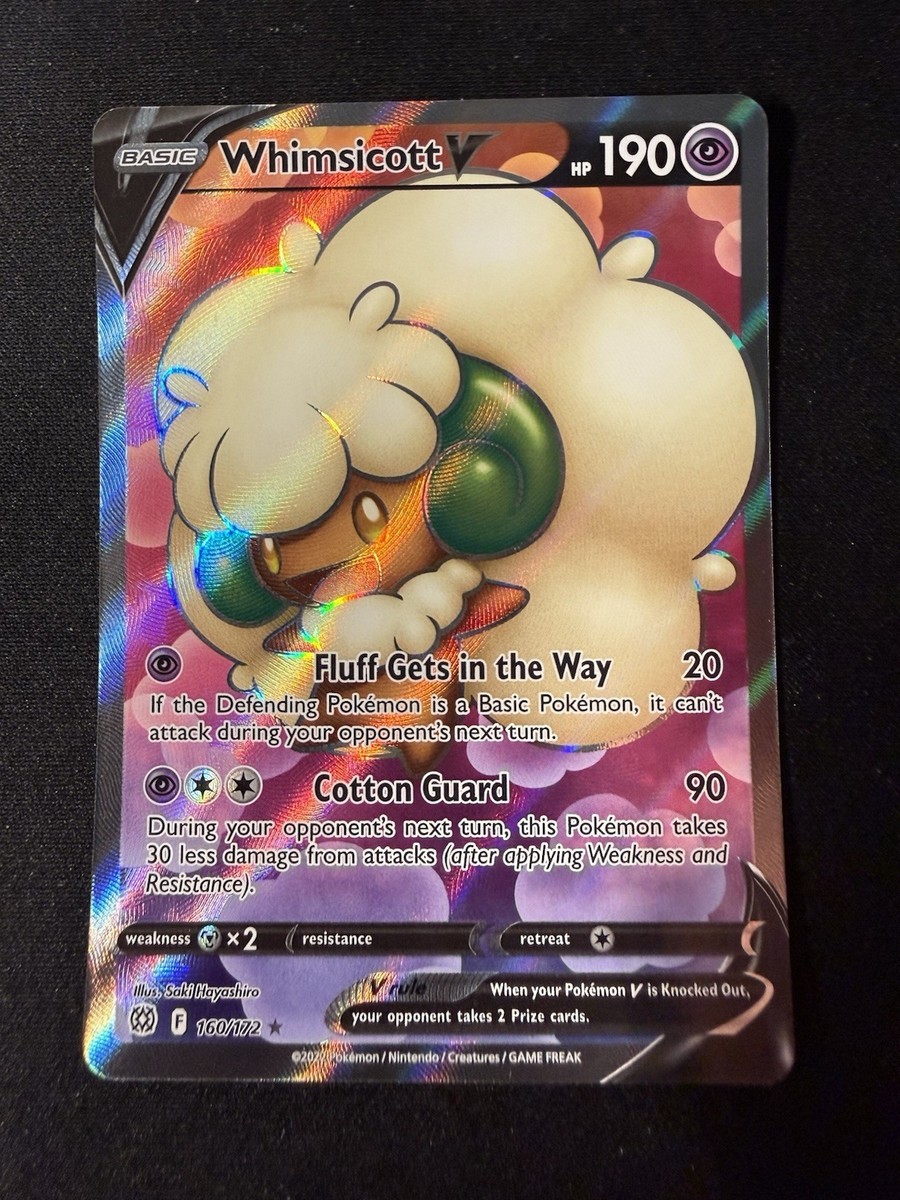 pokemon card whimsicott Amazon.com: Pokemon Whimsicott GX 140/214 Unbroken Bonds