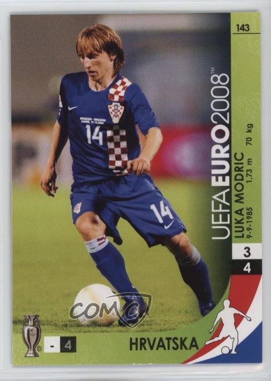 2008 Panini UEFA Euro 2008 Trading Card Game Luka Modric #143 03rx