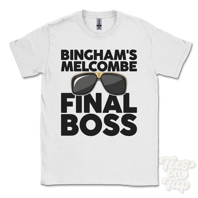BINGHAM'S MELCOMBE FINAL BOSS T-SHIRT lustiges Weihnachtsgeschenk Dorset Hilton höher