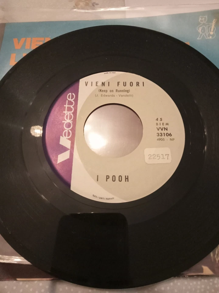 pooh vieni fuori 45 giri - Immagine 3 di 4