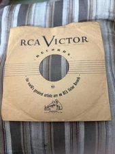 #132 RCA VICTOR Record Sleeve Only 78 Rpm 10 Inch NIPPER DOG (AS IS)