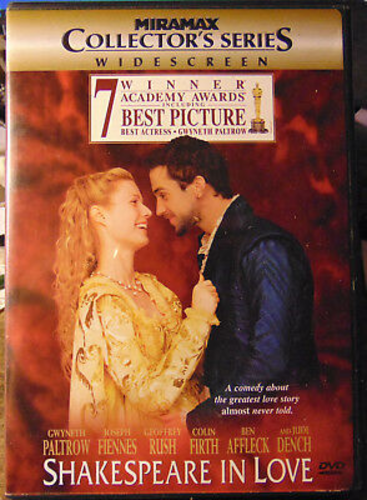 【中古】 DVD海外版 恋におちたシェイクスピア Shakespeare in Love Miramax Collector s Series Gwyneth Paltrow Shakespeare in Love Miramax Collector's Series DVD Paltrow