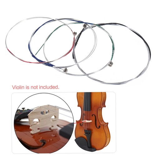 5 Set Corde per Violino 3/4 4/4 Corde per Violino Corde in Acciaio G D A E Corde N2I7 - Foto 2 di 12