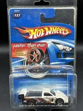 Error 2005 Hot Wheels WHITE PIKES PEAK TACOMA Toyota JDM Faster Than Ever FTE