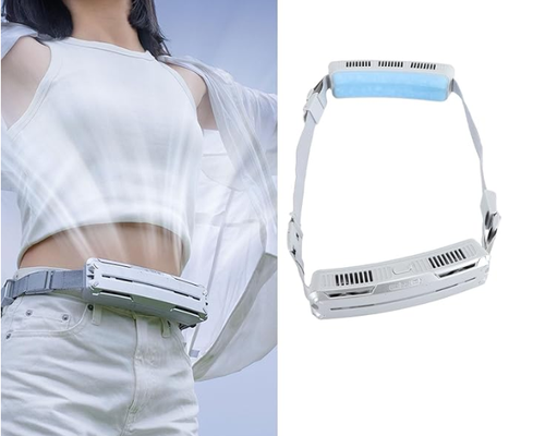 COOL Portable Waist Fan 3 Speeds 6000RPM Wearable 5000mAh Rechargeable Outdoor