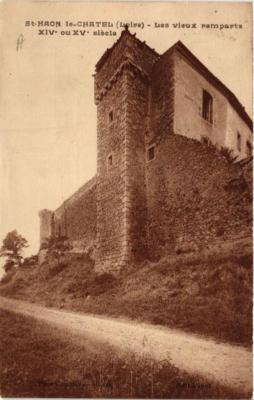 AK St-HAON-le-CHATEL Die alten Stadtmauern (687506)