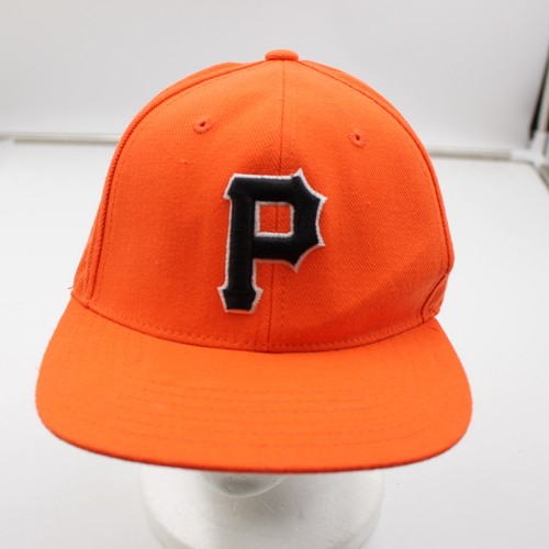 Pittsburgh Pirates Orange Snapback Hat 