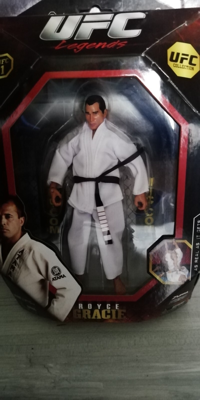Figurine Royce Gracie UFC Legends décoration de bureau de sport