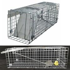 Animal Traps Cage for Squirrel Possum Skunk Kitten Mink Humane Rat Trap Catch 