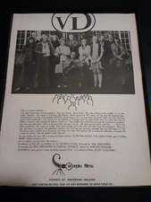 VD Scorpio Films Dutch Rare Original Promo Poster Ad Framed!