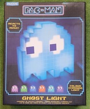Paladone Pac-Man Ghost Light Color Changing Light Reacts to Music SEALED BOX