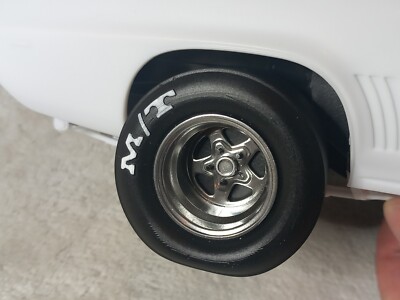 1/12 Weld Pro Star Wheels & Mickey Thompson Drag Reifen für Revell 1969 Camaro
