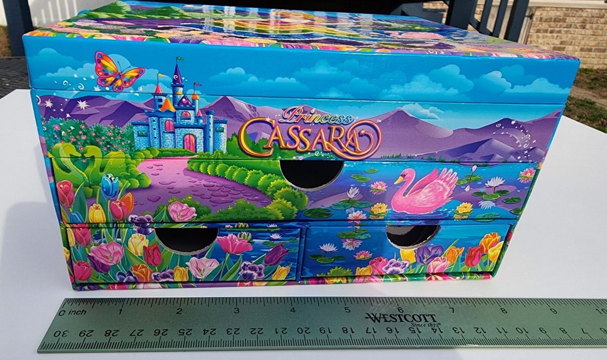 リザ・デラ・カーザ：EMI CD 4枚セットボックス Lisa Frank Princess Cassara Drawer Box with Stationery Postcards