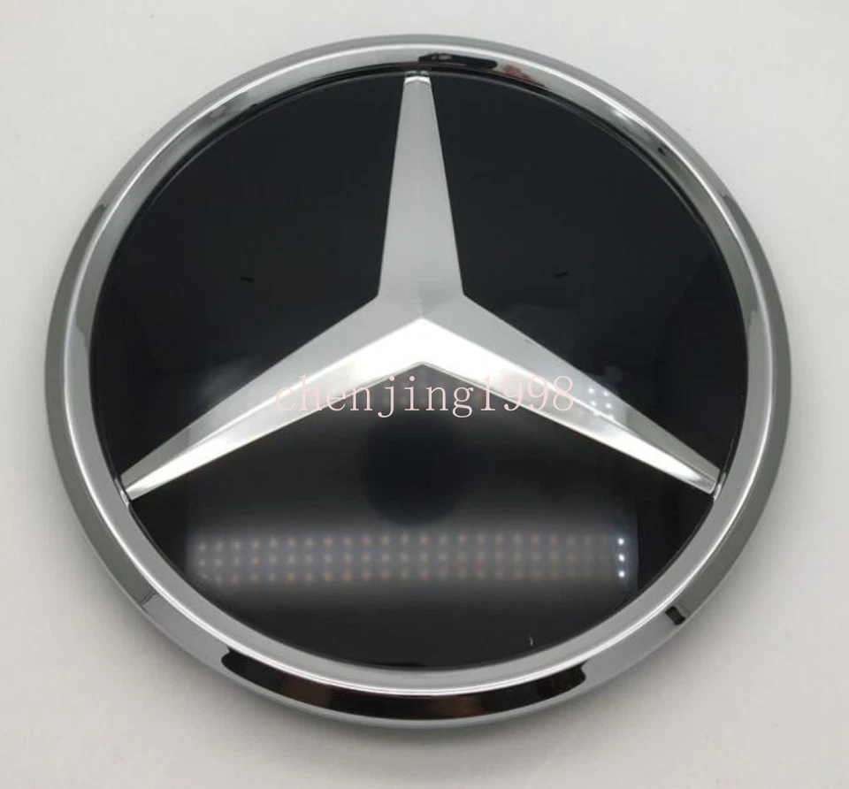 Espejo retrovisor estrella emblema insignia plateado 20,5 CM para Mercedes-Benz GLC GLE GLS 2015-2019 Foto 2 de 4