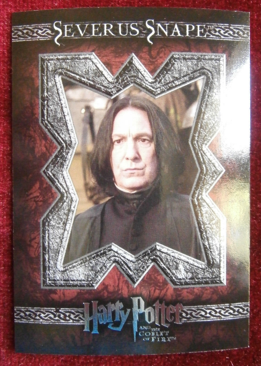 HARRY POTTER AND THE GOBLET OF FIRE Card #017 SEVERUS SNAPE