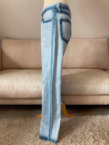 Levi Ostrich Original 511 Slim Men's Jeans Pants W31 L32 Light Blue/White - Picture 4 of 17