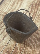 Vintage Miniature Toy Cast Iron stove coal ash bucket
