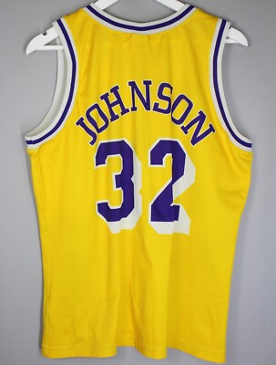 NBA LOS ANGELES LAKERS BASKETBALL SHIRT JERSEY #32 JOHNSON