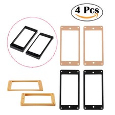 4pcs Guitar Humbucker Pickup Rings Curved Bottom Frame for Les Paul Epiphone SG