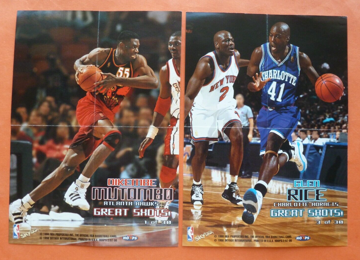 1997-1998 Skybox Hoops GREAT SHOTS 15/30 Mini-Posters, Kobe