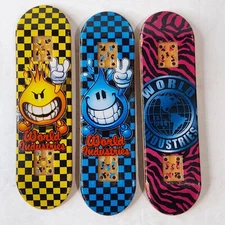 Tech Deck 96mm 3.5" World Industries Skateboards Lot of 3 Fingerboards