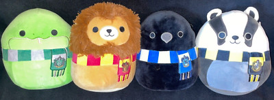 Squishmallows: Harry Potter 8  Set (Gryffindor Ravenclaw Slytherin Hufflepuff)