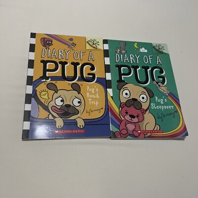Pug's Sleepover, Road Trip, Branches Book; Diary of a Pug Kyla May, paperback