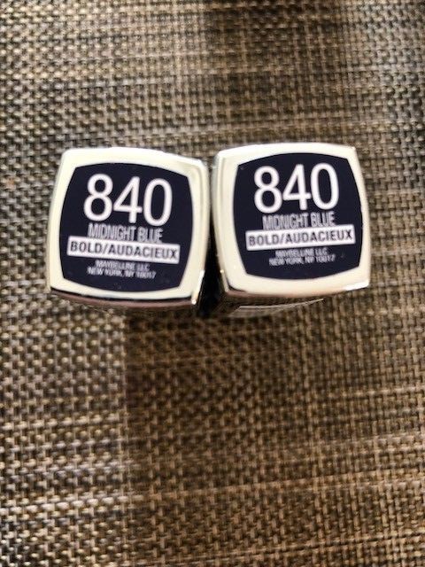 Лот из 2-х цветов Maybelline Sensational Bold 840 Темно-синий 2190₽