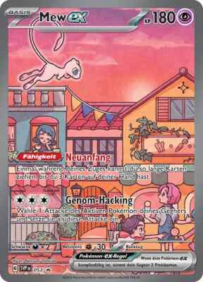Pokemon 151 Mew ex - Promo SVP 053 Einzelkarte Fullart - DEUTSCH