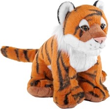 Wild Republic 25337 Cuddlekins Adult Tiger Stuffed Animal Plush 12"