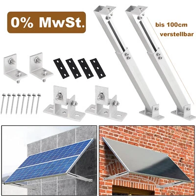 TEOV Solarmodul verstellbare Winkel von 0°-60° Halterung Flachdach PV Aufständerung