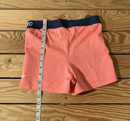 nike Women’s dri fit athletic shorts size M Coral R2 - Picture 6 of 8