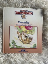 Vintage 1985 Worlds of Wonder TEDDY RUXPIN "The Airship" Hard Cover Book 1