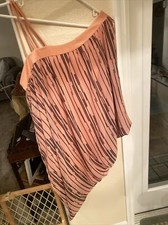 Windsor Dress Large Black/Peach