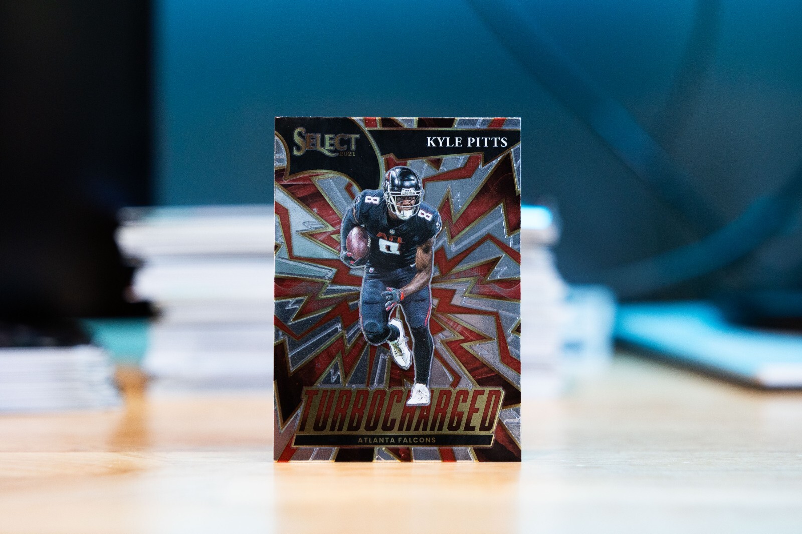 2021 Panini Select Football Kyle Pitts #TUR-10 RC Rookie Turbocharged