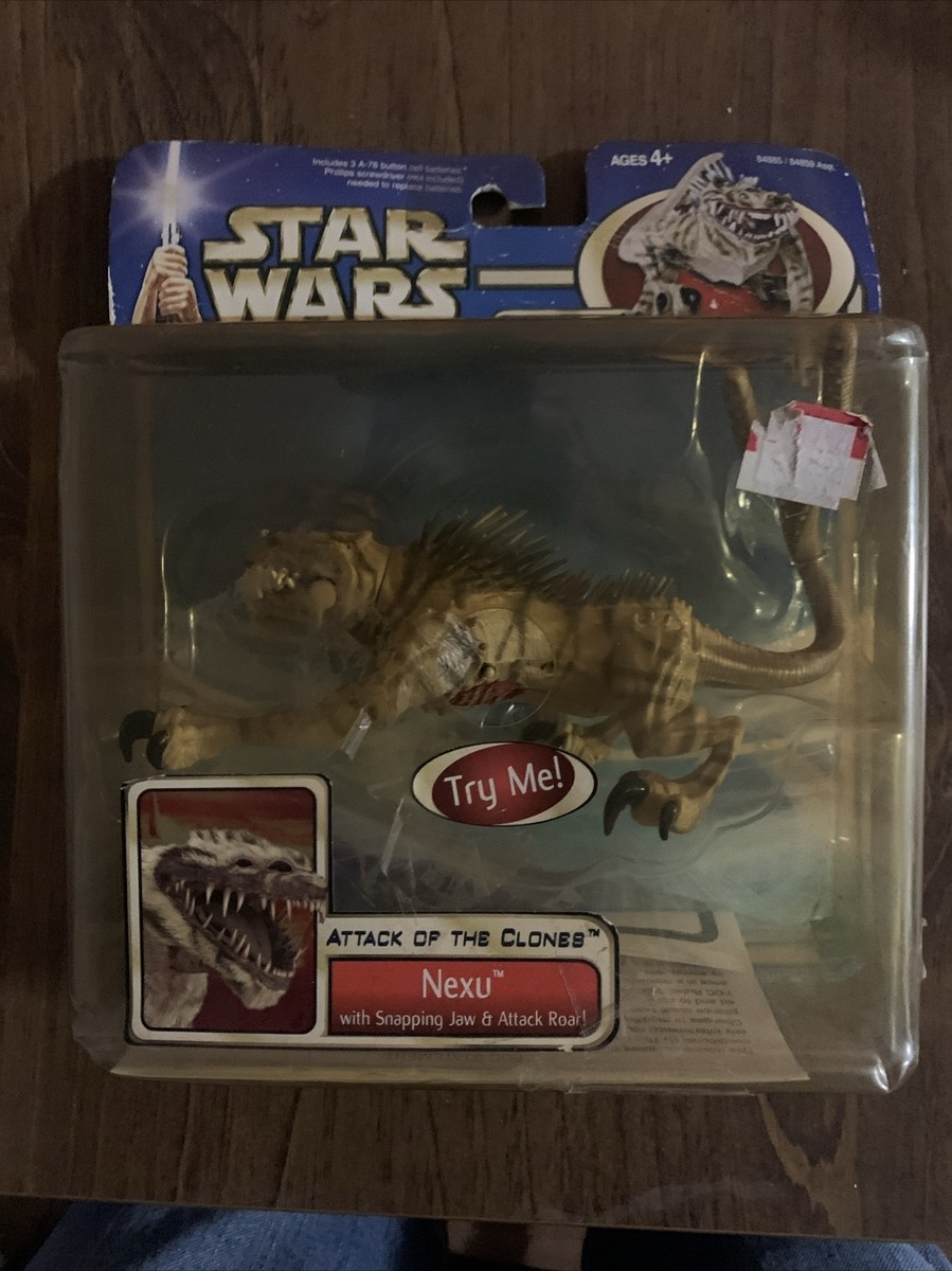 Vintage Star Wars Attack of the Clones Nexu Arena Beast Sealed 2002 Working