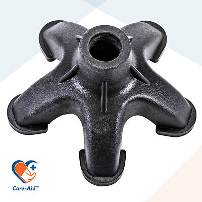 5-Pod Walking Cane Tip Light Weight 3/4 Inch Shaft Walking Stick Rubber Foot