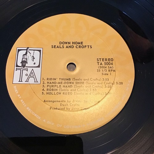 Seals & Crofts Down Home T.A. Records USA Stereo TA 5004 Part