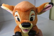 Walt Disney World Disneyland Parks Babies Bambi Deer Plush Stuffed Animal 10"