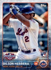 2015 Topps Opening Day #111 Dilson Herrera NM-MT RC Rookie Mets ID:3963