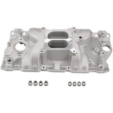 For Sbc Chevy V8 305 327 350 400 1957-1986 Dual Plane High Rise Intake Manifold