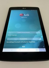 LG G Pad V410 16GB, Wi-Fi  4G AT T , 7in - Black - DAMAGED SCREEN - See Photos