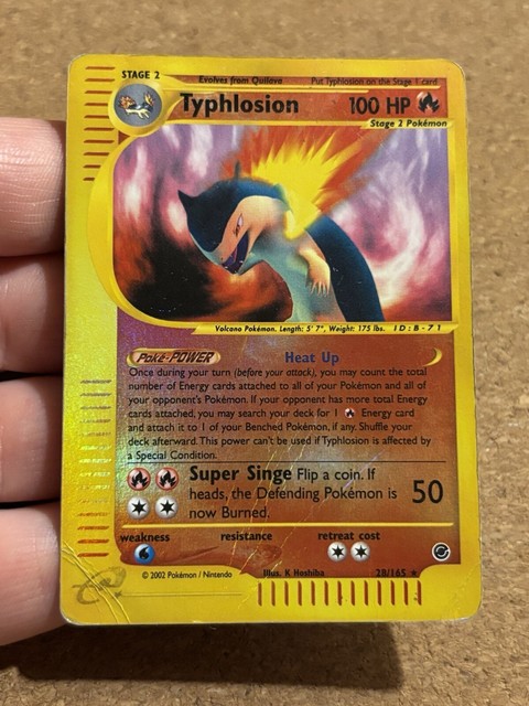 Typhlosion [Reverse Holo] #28 (Expedition (2002))