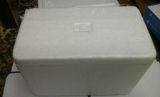 Styrofoam shipping box white pro owed