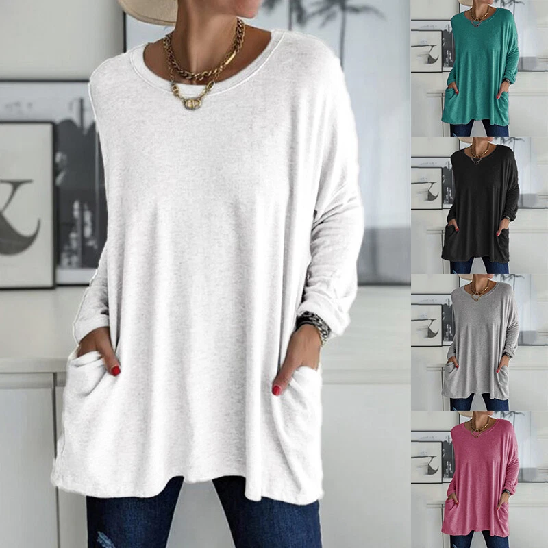 Long sleeve top baggy t shirt