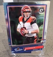 2020 Donruss Optic Joe Burrow The Rookies Rookie Card RC #TR-JB BENGALS B