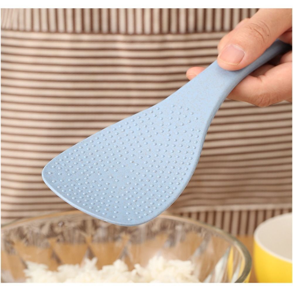 Plastic Rice Paddle Scoop Wheat Straw Rice Cooker Durable Rice Shovel ...