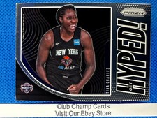2020 #12 Tina Charles Panini Prizm WNBA Basketball Get Hyped! Insert Mystics