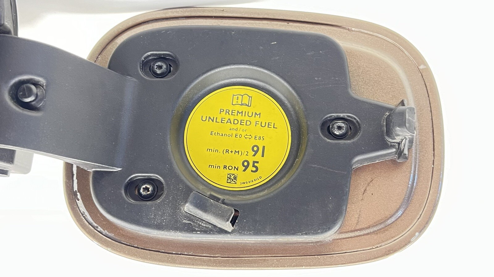 13-18 BENTLEY FLYING SPUR FUEL TANK GAS CAP DOOR LID GAZELLE 4W0.809.857.A OEM