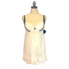 NEW Delicates Lingerie Set Negligee Camisole Thong
